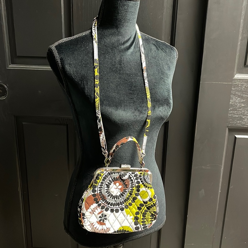 NWT Vera Bradley mini frame cross body Coca-Cola Moss
